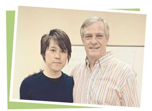 オンタリオ・オステオパシー大学の創設者で学長のサネットD.O.と私